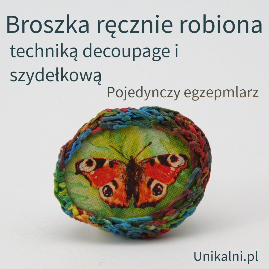 broszka recznie robiona unikalni pl